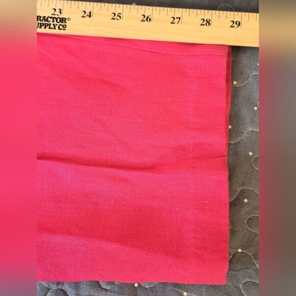 Kim Rogers pink 100% linen pants size medium petite - Picture 5 of 5